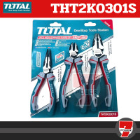 ราคา Total ชุดคีม 3 ตัวชุด (คีมปากจิ้งจก 8 นิ้ว + คีมตัดปากเฉียง 6 นิ้ว + คีมปากแหลม 6 นิ้ว) รุ่น THT1K0301 ( 3 Pcs Plier Set THT2K0301s (งานหนัก) (12065762)