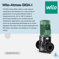ราคา Wilo รุ่น Atmos GIGA-I 50/105-3/2 (12076823)