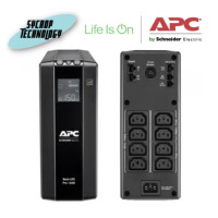 ราคา APC เครื่องสำรองไฟ Back UPS Pro BR 1600VA, 8 Outlets, AVR, LCD Interface ดำ (12080024)