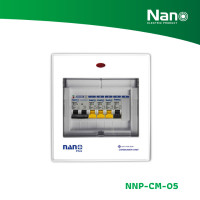 ราคา NANO ตู้คอนซูมเมอร์ยูนิตเมนธรรมดา NANO PLUS + 5 ช่อง (พร้อม MCB + ลูกย่อย 4 ลูก) (1 ชิ้น/กล่อง) รุ่น NNP-CM-05 MCB 16A NNP-CM16B-05 (12070797)