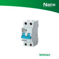 ราคา NANO เซอร์กิตเบรกเกอร์ MCB 2 Pole 6kA (1 ชิ้น/กล่อง) รุ่น NMD32C 32A NMD32C32 (12072895)