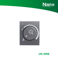 ราคา NANO สวิตช์หรี่ไฟ 300 วัตต์ ขนาด 1.5 ช่อง Urban series (1 ชิ้น/กล่อง) รุ่น UR-DM ดำ UR-DMB (12082203)