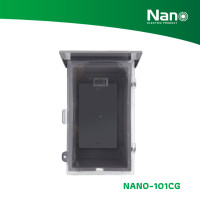ราคา NANO ตู้กันฝน 8x12.5x6" (1 ชิ้น/กล่อง) รุ่น NANO-101 เทาฝาใส NANO-101CG (12082423)