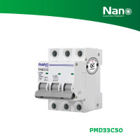 ราคา NANO เซอร์กิตเบรกเกอร์ NANO PLUS 3Pole 6kA รุ่น PMD33C 50A PMD33C50 (12072857)