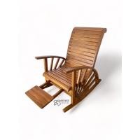 ราคา Kanyavee Wood เก้าอี้โยกไม้สัก รุ่น M71 ขนาด 55x64x100 cm. สีสักทอง (12076388)