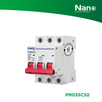 ราคา NANO เซอร์กิตเบรกเกอร์ NANO PLUS 3Pole 6kA รุ่น PMD33C 32A PMD33C32 (12072855)