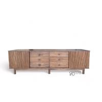 ราคา Kanyavee Wood ตู้วางทีวีไม้สัก รุ่น M98 สีวอลนัท ขนาด 50x200x60 cm. (12080502)