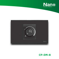 ราคา NANO ชุดสวิตช์หรี่ไฟหลอดไส้ 300W 250V Urban series (1 ชิ้น/กล่อง) รุ่น CP-DM ดำ CP-DM-B (12082230)