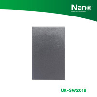 ราคา NANO สวิตช์ 2 ทาง 16 แอมป์ 250 โวลท์ ขนาด 1 ช่อง Urban series (1 ชิ้น/กล่อง) รุ่น UR-SW201 ดำ UR-SW201B (12089971)