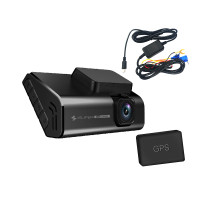ราคา iSuper กล้องติดรถยนต์ คมชัด 4K รองรับ GPS Dash Cam Pro Plus กล้องหน้า + HWK ไม่มีเมมฯ (12078863)