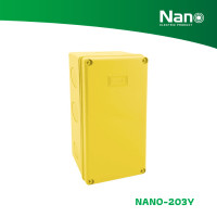 ราคา NANO กล่องกันน้ำ 5x10x3.5" (20 ชิ้น/กล่อง) รุ่น NANO-203 เหลือง NANO-203Y (12089973)