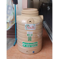 ราคา SAFE ถังเก็บน้ำ 330 ลิตร ถังสำรองน้ำ ถังเก็บน้ำพีอี Water tank รับประกัน 15 ปี มอก.816-2556 ครีมเรียบ+ลูกลอย กรุงเทพ ปริมณฑล (12092870)