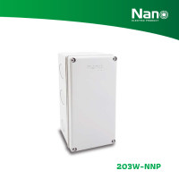 ราคา NANO กล่องกันน้ำ NANO PLUS 5"x10" x3.5" รุ่น 203W-NNP 203W-NNP (12082682)