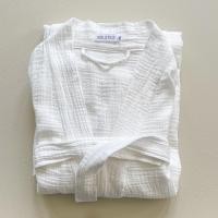 ราคา Solstice Home ชุดคลุมอาบน้ำ ผ้า Cloud Cotton - ทำจากผ้าคอตตอน 100% เสื้อคลุมอาบน้ำ ชุดคลุม Off White,S-M (12098437)