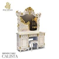 ราคา TRIODECOR CALISTA DRESSING TABLE โต๊ะเครื่องแป้งหลุยส์ พร้อมสตูล PEARLESCENT WHITE SERIES รุ่น คาลิสต้า กรุงเทพ&ปริมณฑล (12100187)
