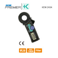 ราคา kyoritsu แคล้มป์มิเตอร์ดิจิตอล (leakage clamp meter) รุ่น 2434 (12107562)