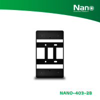 ราคา NANO กล่องลอยขอบมน 2x4x1.5" (50 ชิ้น/กล่อง ) รุ่น NANO-403-2 ดำ NANO-403-2B (12098234)
