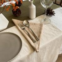 ราคา Solstice Home ผ้าเช็ดปาก ผ้าค็อกเทล ขนาด 17"x17" ผ้าเช็ดปากโรงแรม ร้านอาหาร ผ้าแนพกิ้น Cocktail Napkin Beige,17"x17" นิ้ว (12098848)