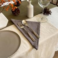 ราคา Solstice Home ผ้าเช็ดปาก ผ้าค็อกเทล ขนาด 17"x17" ผ้าเช็ดปากโรงแรม ร้านอาหาร ผ้าแนพกิ้น Cocktail Napkin Smoke,17"x17" นิ้ว (12098867)
