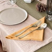 ราคา Solstice Home ผ้าเช็ดปาก ผ้าค็อกเทล ขนาด 17"x17" ผ้าเช็ดปากโรงแรม ร้านอาหาร ผ้าแนพกิ้น Cocktail Napkin Mustard,20"x20" (12098879)