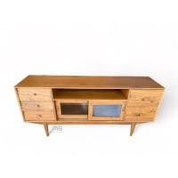 ราคา MB Teak ตู้วางทีวีไม้สัก รุ่นSKU-00089 สีสักทอง ขนาด 43x158x70 cm. (12107766)