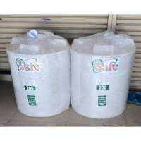 ราคา SAFE ถังเก็บน้ำ 200 ลิตร ถังสำรองน้ำ ถังเก็บน้ำพีอี Water tank รับประกัน 15 ปี มอก.816-2556 ขาว กรุงเทพ ปริมณฑล (12092878)