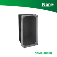ราคา NANO กล่องกันน้ำ 5x10x3.5" (20 ชิ้น/กล่อง) รุ่น NANO-203 ดำฝาใส NANO-203CB (12089978)