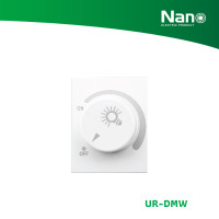 ราคา NANO สวิตช์หรี่ไฟ 300 วัตต์ ขนาด 1.5 ช่อง Urban series (1 ชิ้น/กล่อง) รุ่น UR-DM ขาว UR-DMW (12082202)