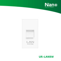 ราคา NANO เต้ารับคอมพิวเตอร์ ขนาด 1 ช่อง Urban series (1 ชิ้น/กล่อง) รุ่น UR-LAN5 ขาว UR-LAN5W (12082225)
