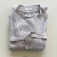 ราคา Solstice Home ชุดคลุมอาบน้ำ ผ้า Cloud Cotton - ทำจากผ้าคอตตอน 100% เสื้อคลุมอาบน้ำ ชุดคลุม Light Grey,S-M (12098439)