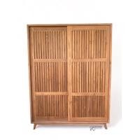 ราคา Kanyavee Wood ตู้เสื้อผ้าไม้สัก รุ่น M159 ขนาด 60x160x210 cm. สีสักเข้ม (12110080)