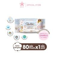 ราคา Unimonothailand Bambies Organie Baby Wipes ทิชชู่เปียก 1 ห่อ 80 แผ่น คละสี (ฟ้า/ชมพู) Normal (12106467)