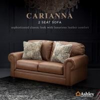 ราคา Ashley โซฟาหนังแท้ 2 ที่นั่ง รุ่น CARIANNA 2 Seater Sofa (12106302)