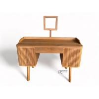 ราคา Kanyavee Wood โต๊ะเครื่องแป้งไม้สัก รุ่น M168 สีโอ๊ค (12110616)