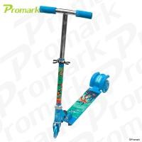 ราคา Promark Scooter Model U Cartoon สกู๊ตเตอร์ 3ล้อ ดีไซน์ยุโรป พื้นเหยียบกระดาษทราย 3 Wheels 0317D สีฟ้า หุ่นยนต์ (12113645)