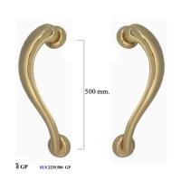 ราคา A-TENTORI มือจับประตูแบบดึง ไม่มีลอค มือจับประตูบานใหญ่ มือจับประตู อุปกรณ์ฟิตติ้ง (Pan Union) ทองเงา 500 mm (12120547)