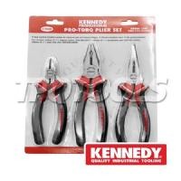 ราคา "kennedy"คีมชุด 3 ตัว (คีมตัด คีมปากจิ้งจก คีมปากแหลม)#ken-558-2120k สินค้าประเทศอังกฤษ (12141196)