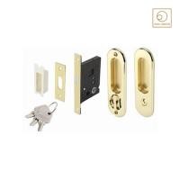 ราคา A-TENTORI กุญแจล็อคบานเลื่อน พร้อมมือจับฝังประตู กุญแจล็อคประตูบ้าน กุญแจบ้าน อุปกรณ์ฮาร์ดแวร์ แพนยูเนี่ยน (Pan Union) DL682-K ทองเงา (12116644)
