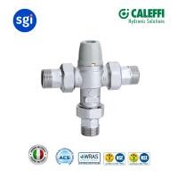 ราคา Caleffi Italy - Thermostatic Mixing Valve with strainer and check valve 1/2" (12126103)