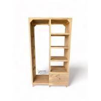 ราคา Kanyavee Wood ตู้เสื้อผ้าไม้สัก รุ่น M107 สีโอ๊ค (12092557)