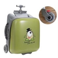 ราคา TRAVEL LUGGAGE กระเป๋าเดินทางเด็กนั่งได้ เขียวมีเบรก (12104248)