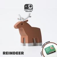 ราคา HALFTOYS (ฮาล์ฟทอยส์) Half Animal : Reindeer (Story Book) ของเล่นเสริมพัฒนาการเด็ก 3 ขวบขึ้นไป classic (12130101)