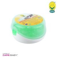 ราคา Carebaby Pappu เครื่องนึ่งฆ่าเชื้อขวดนมด้วยไมโครเวฟ เขียว (12125133)