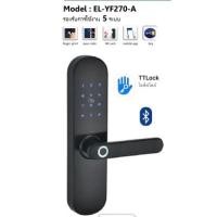 ราคา el bano กลอนประตูอัตโนมัติ digital door lock เปิดได้ 5ระบบ (รหัส การ์ด กุญแจ ลายนิ้วมือ และ ผ่านมือถือ ) ไม่รวมติดตั้ง (12151631)