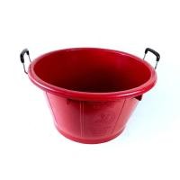 ราคา SmallEvting กะละมังพลาสติกใบใหญ่ตรางู มีหูจับ เบอร์6 ขนาด49cm. คละสี กะละมังซักผ้า กะละมังพลาสติกใหญ่ แดง (12129868)