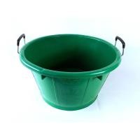 ราคา SmallEvting กะละมังพลาสติกใบใหญ่ตรางู มีหูจับ เบอร์6 ขนาด49cm. คละสี กะละมังซักผ้า กะละมังพลาสติกใหญ่ สีเขียวเข้ม (12129870)