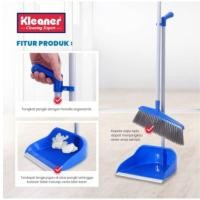 ราคา ไม้กวาดที่โกย 25 cm ด้ามยาว gsc001 kleaner 1215157 (12153302)