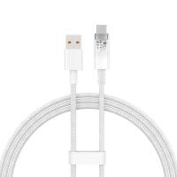 ราคา สายชาร์จ Baseus Explorer สายชาร์จ Type C 100W สายชาร์จเร็ว USB to Type C สายชาร์จ Samsung Huawei Xiaomi ขาว1M (12145462)