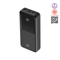 ราคา ztec l205 แบตสำรอง ความจุ 20000mah จ่ายไฟสูงสุด 22.5w max ชาร์จพร้อมกันได้สูงสุด 3 อุปกรณ์ -1y (12143382)