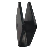 ราคา ตัวหนีบ ตัวยึด คลิปหนีบกระจกสแตนเลสแบบไม่เจาะกระจก สีดำด้าน รุ่น kit-um3176dm (12144680)